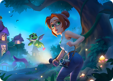 girl in the forest